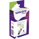 Märkband Wecare papper svart/vit 12 mm 4 Meter 2-pack