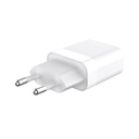 Laddare 1xUSB-A+Lightning 1 m vit