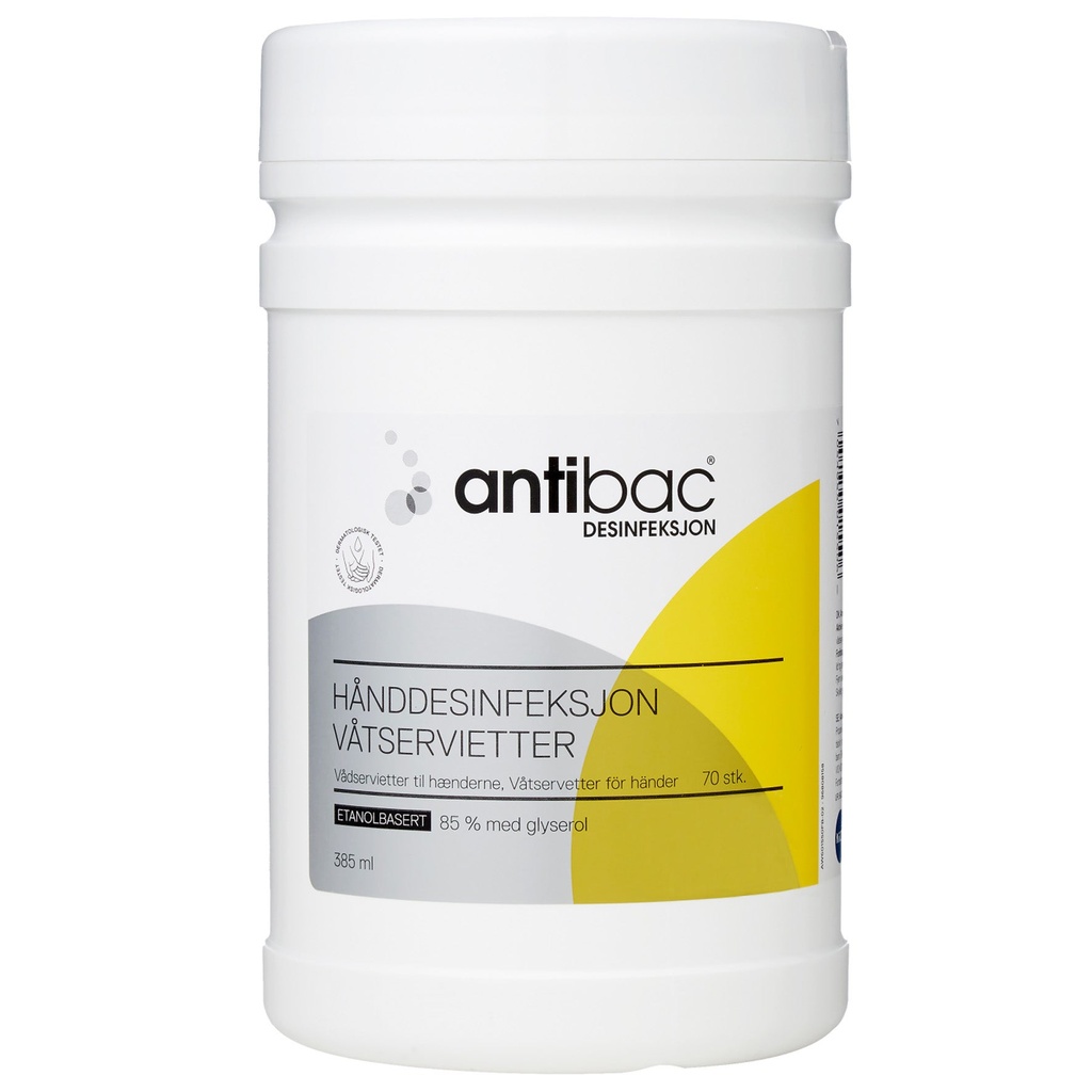 Handdesinfektionsservett Antibac 70-pack