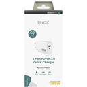 Laddare USB-A+USB-C GaN PD 65W