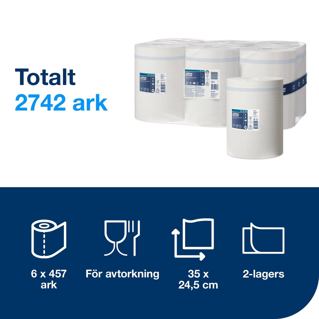 Torkrulle M2 Advanced Plus 6/kt Vit