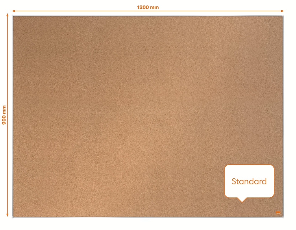 Anslagstavla Kork Impression Pro 1200 x 900 mm