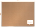 Anslagstavla Kork Impression Pro 1200 x 900 mm