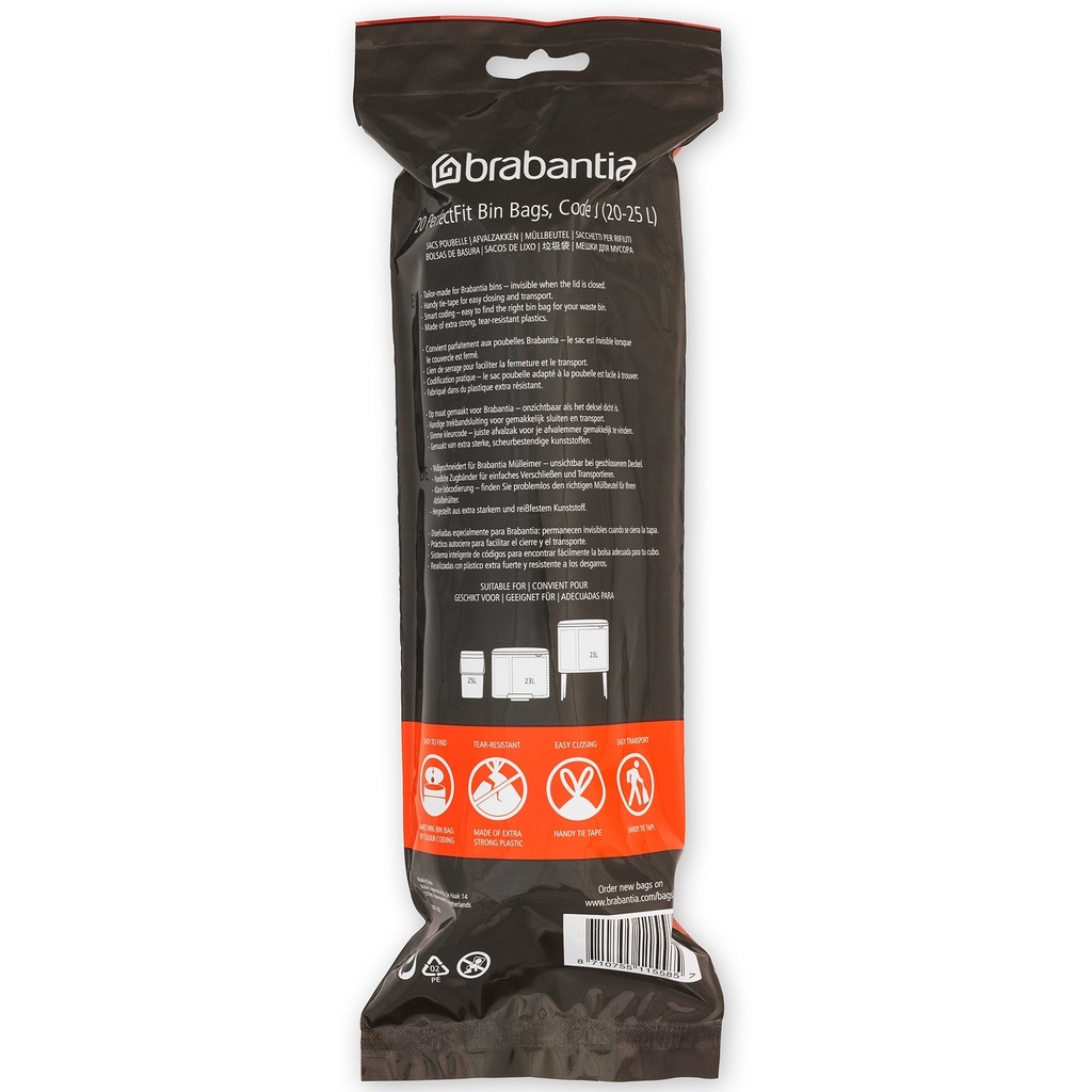 Avfallspåse PerfectFit J 20-25L 20st/fp