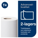 Toalettpapper Tork Advanced 2-lager vit T4