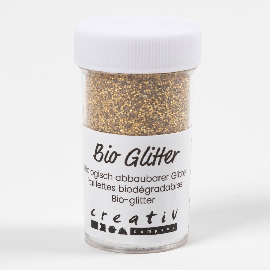 Glitter biologiskt  27ml guld