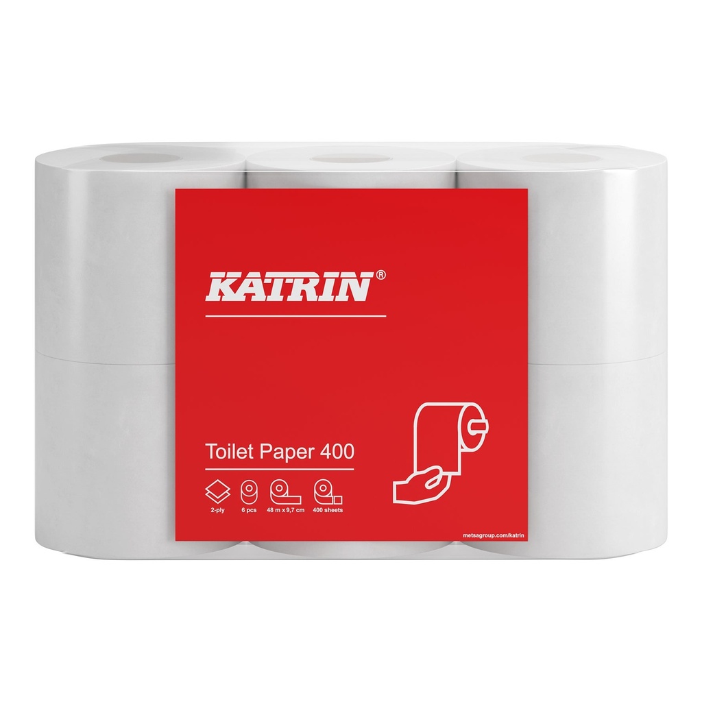 Toalettpapper Katrin Classic 400 42 rullar/bal