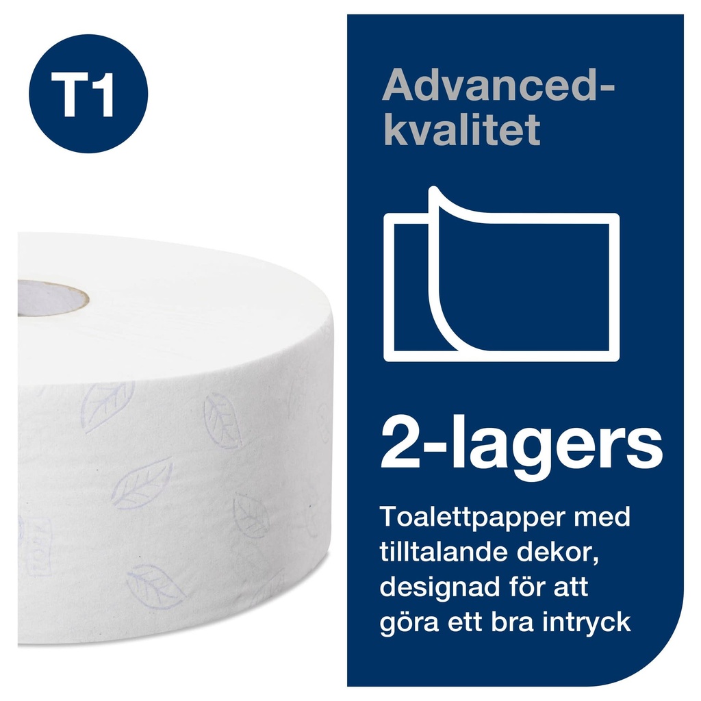 Toalettpapper Tork Advanced T1 6 st/fp