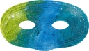 Halvmask papp 9,5x18,5cm 10/fp
