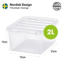 Förvaringsbox SmartStore Classic 2 / 2 liter