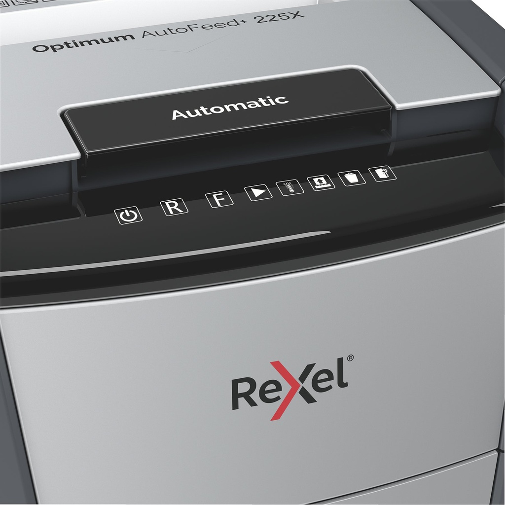 Dokumentförstörare Rexel Optimum AutoFeed+ 225X P4