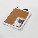 Whiteboard-tavla magnetisk 280 x 360 mm vit
