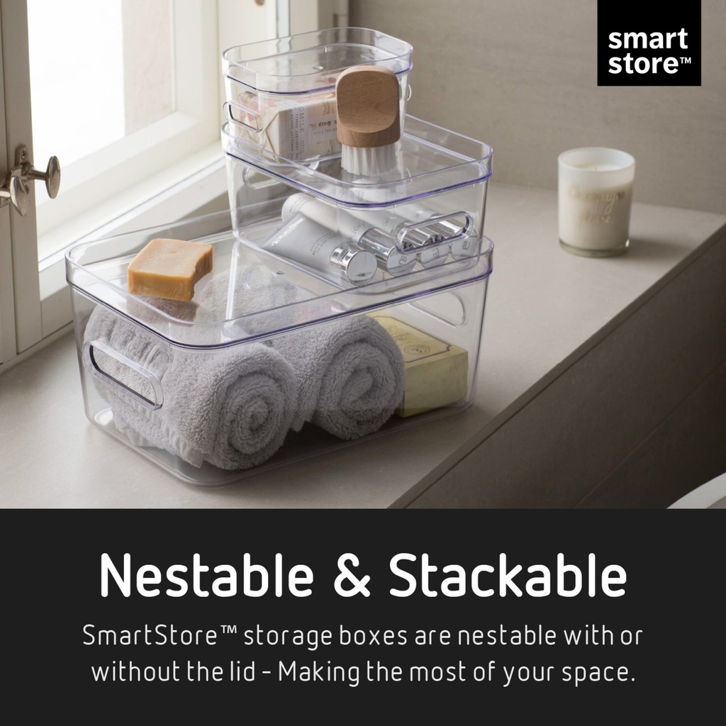 Förvaringsbox SmartStore™ Compact Clear L klar