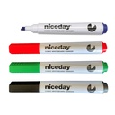 Whiteboard-penna snedskuren 4 st/set