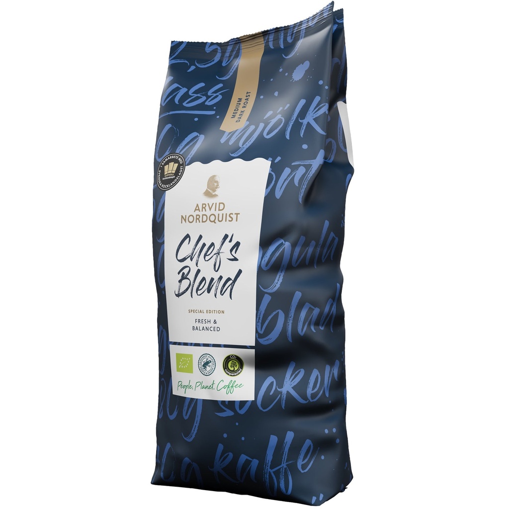 Kaffe Chef’s Blend Hela bönor Mellanmörk 1000 g