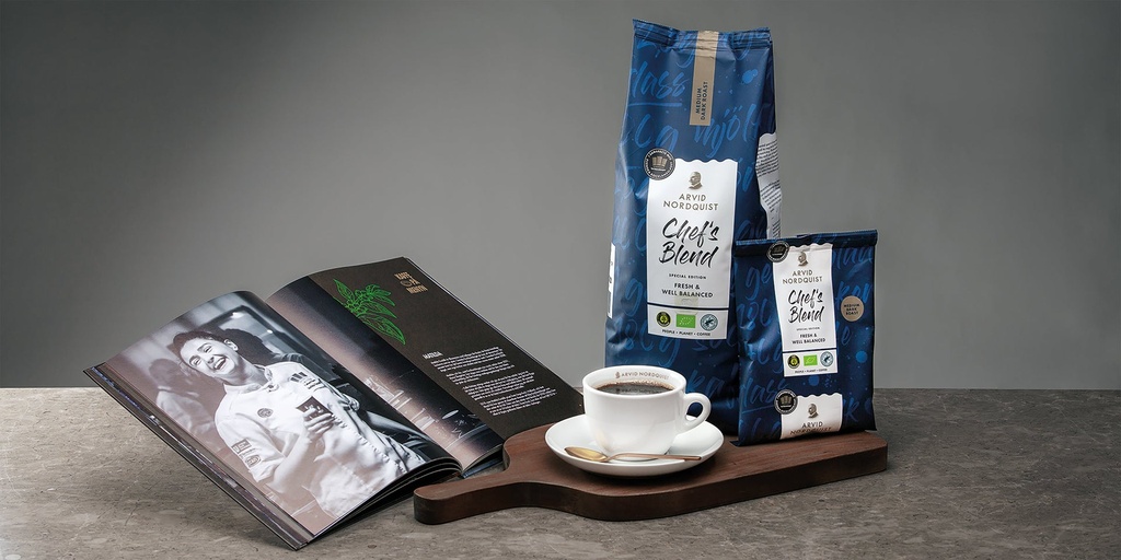 Kaffe Chef’s Blend Hela bönor Mellanmörk 1000 g