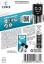 Energizer Batteri Max Plus Alkaliskt C 2-pack