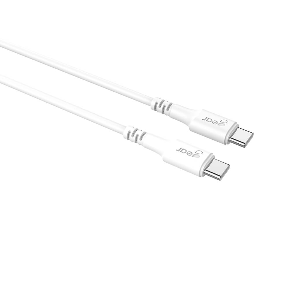 Laddare 1xUSB-C PD/PPS 30W + kabel USB-C till USB-C vit