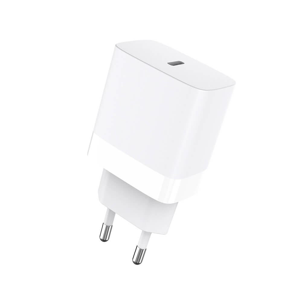Laddare 1xUSB-C PD/PPS 30W + kabel USB-C till USB-C vit