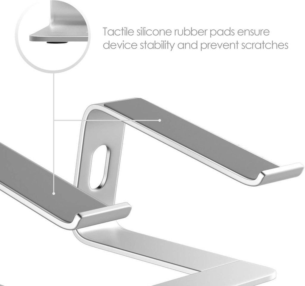 Laptopställ DESIRE2 Pro Silver