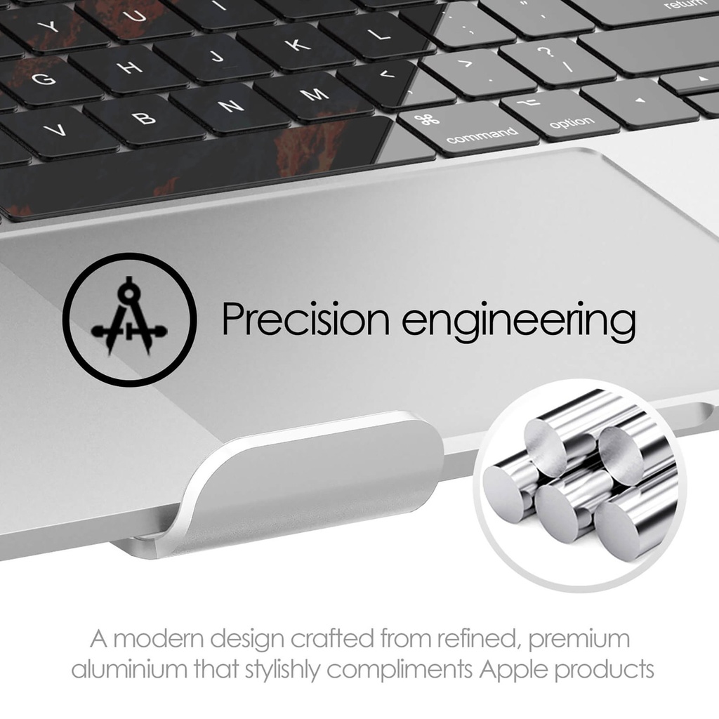 Laptopställ DESIRE2 Pro Silver