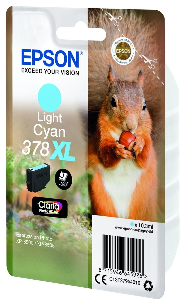 Bläck Epson T378 XL Light cyan