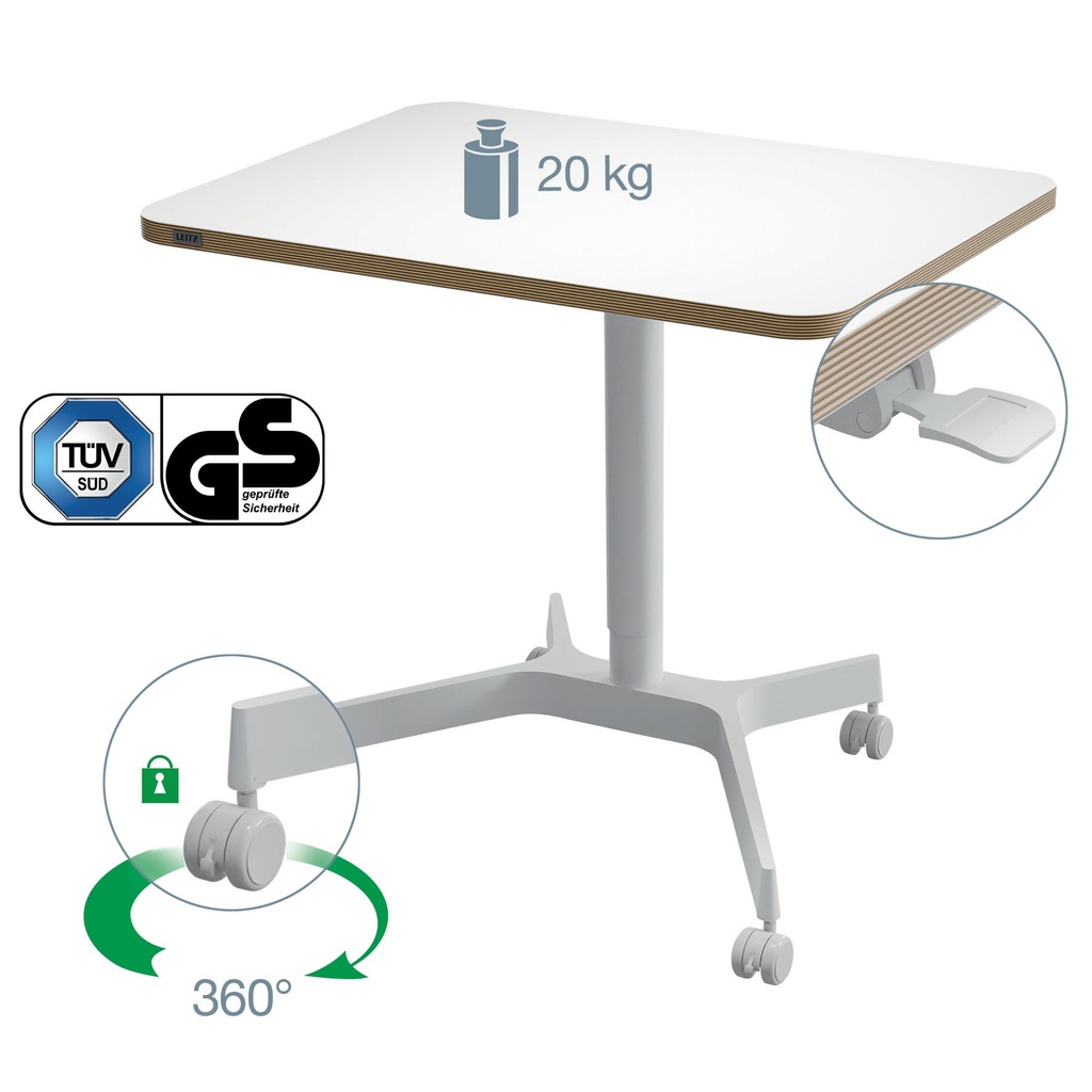 Skrivbord manuellt höj- och sänkbart Ergo
