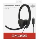 Headset KOSS PC-Headset CS300 Svart