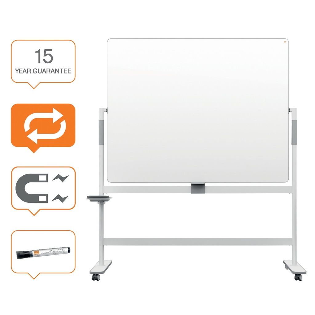 Whiteboard mobil Move & Meet 150x120 cm