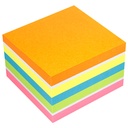 Notiskub Info Power 75x75 mm 450 blad neon