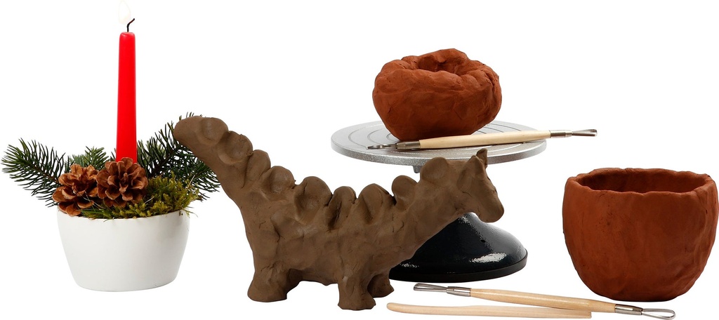 Rödlera med 20% chamotte 10kg