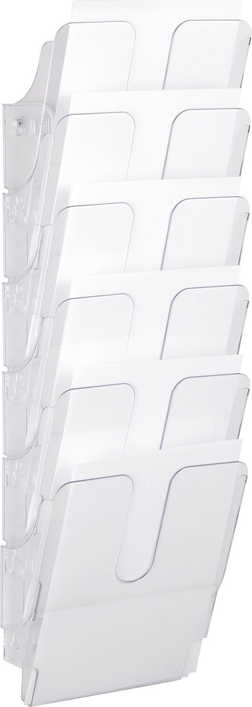 Blankettfack Flexiplus 6 A4 stående transparent
