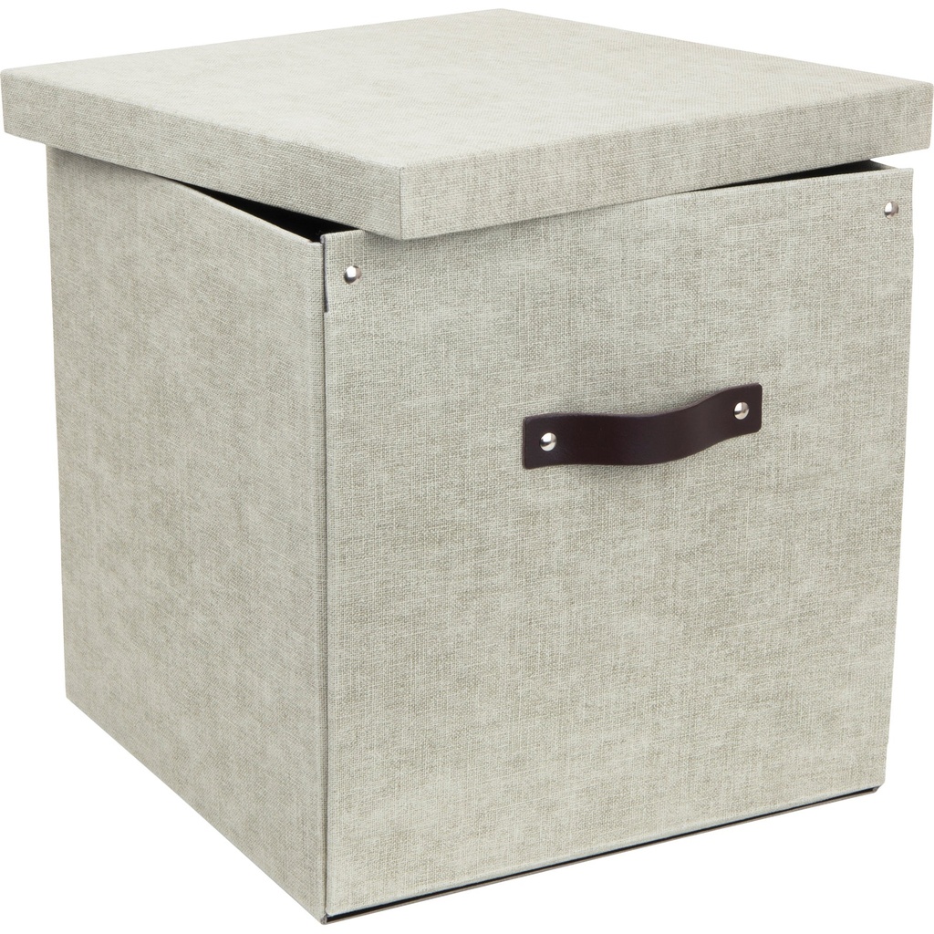 Förvaringsbox Bigso Logan canvas linen