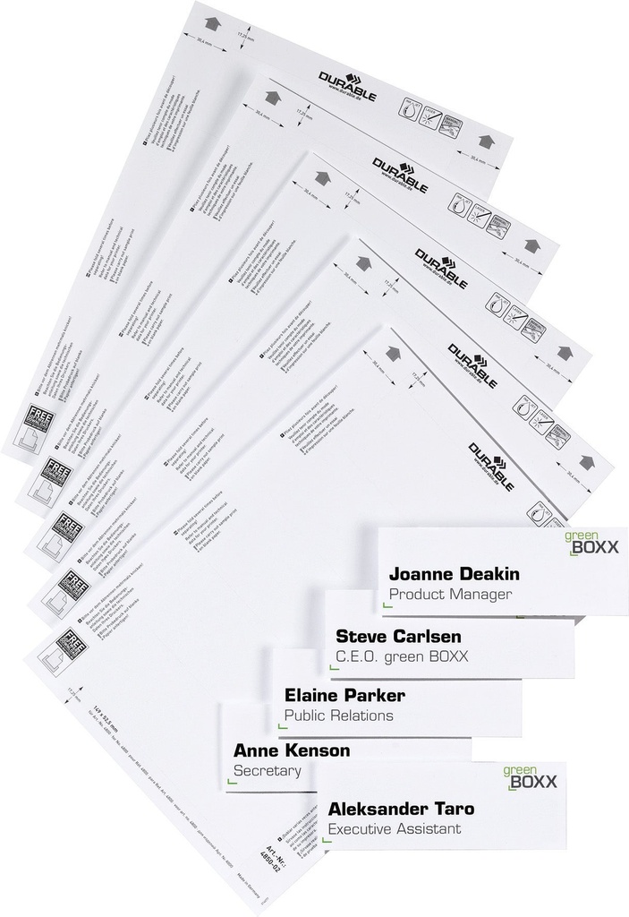 Etiketter Info Sign/Click Sign 149x52,5 mm vit