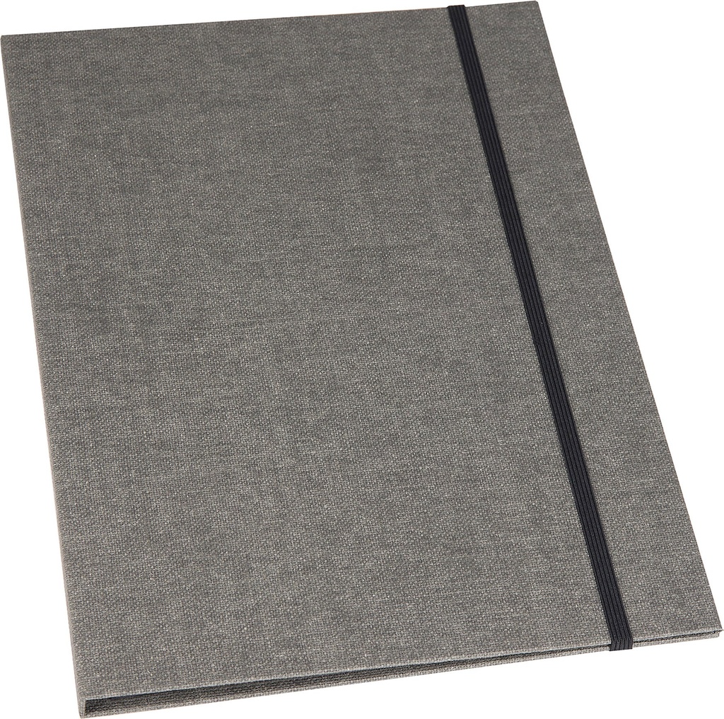 Mapp Bigso Paulina A4 canvas grå