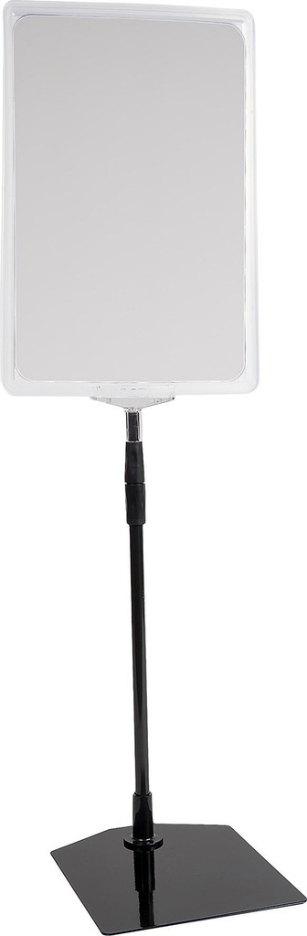 Skyltställ A4 höjd: 30–60 cm transparent