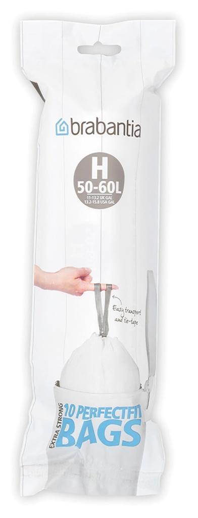 Avfallspåse PerfectFit H 50-60L 10st/fp