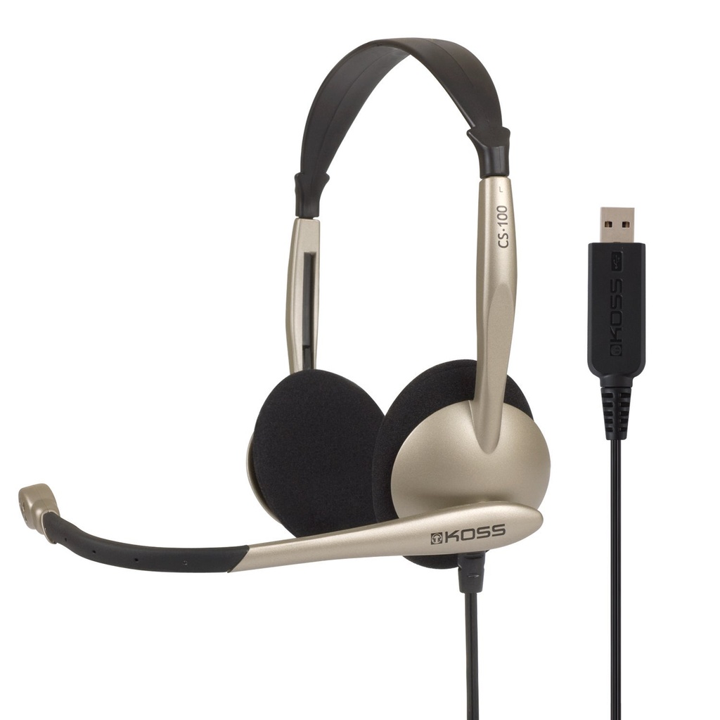 Headset KOSS PC-Headset CS100 Silver
