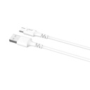 Laddkabel USB-A till USB-C 2.0 1 m vit 