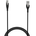 Laddkabel PRO USB-A till USB-C 2.0 Gear Svart