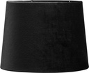 Lampskärm Sammet Sofia Svart 25 cm