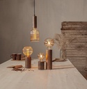Lampfot Trä Brun 100 mm