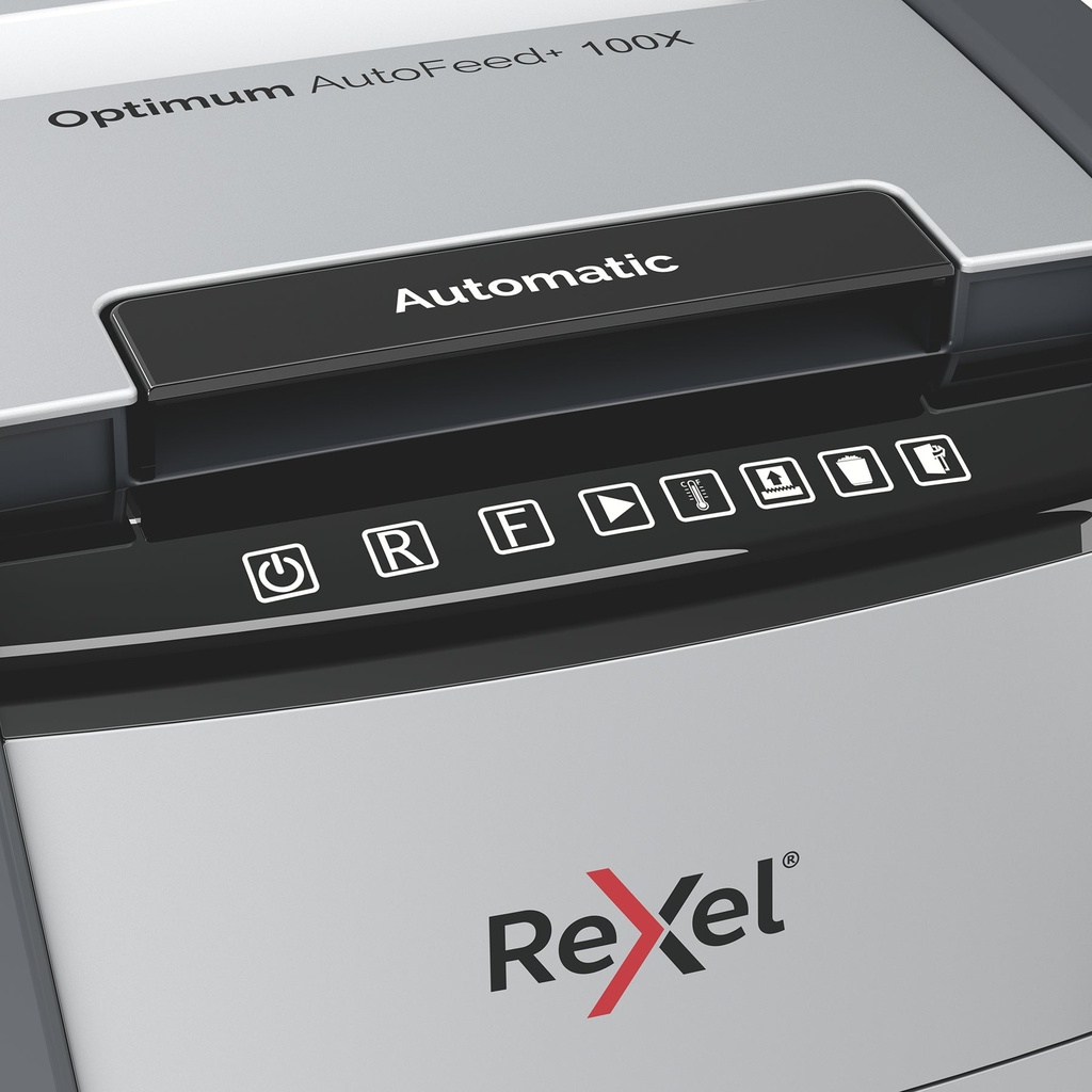 Dokumentförstörare Rexel Optimum AutoFeed+ 100X P4