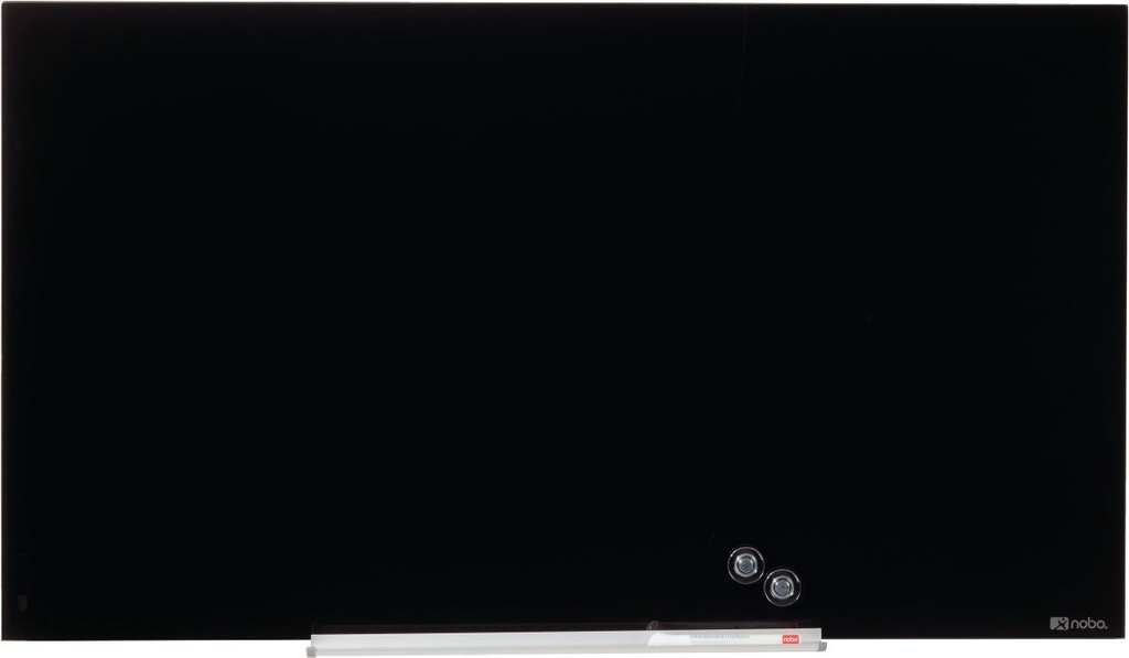 Glastavla Nobo 993 x 559 mm svart