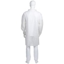Besöksrock Nonwoven S/M 10-pack vit Abena