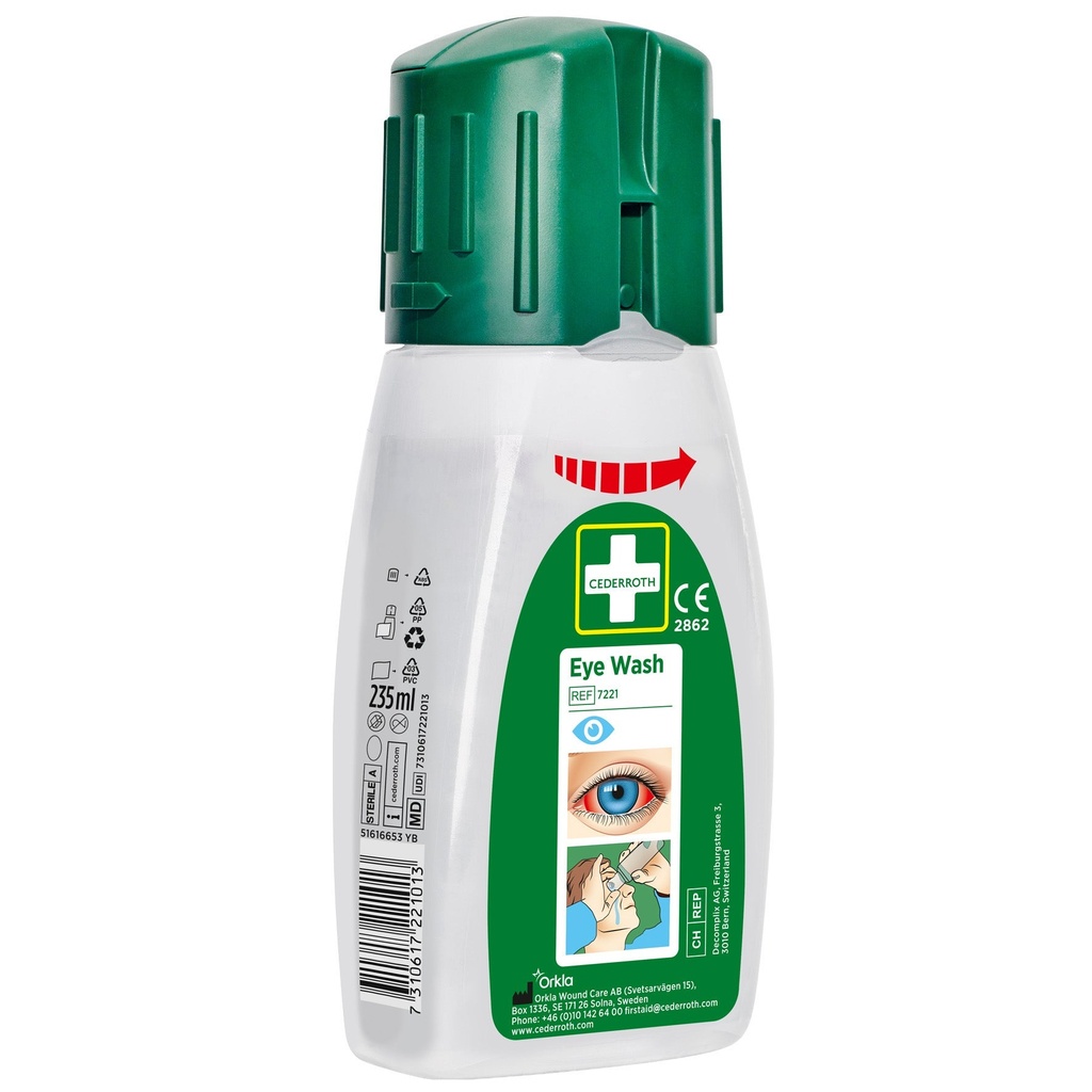 Ögondusch Cederroth  fickformat 235 ml