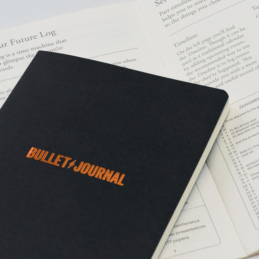 Anteckningsbok Bullet Journal A5 black