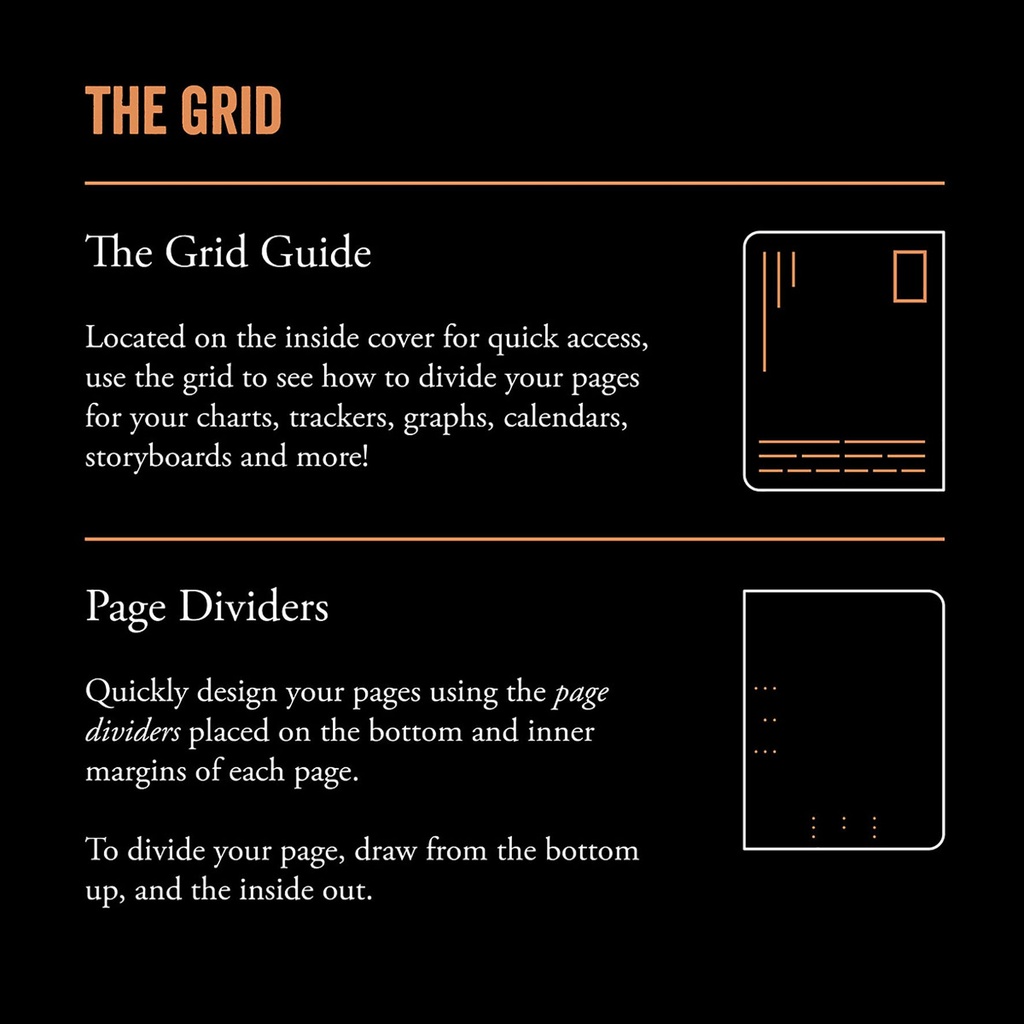 Anteckningsbok Bullet Journal A5 black