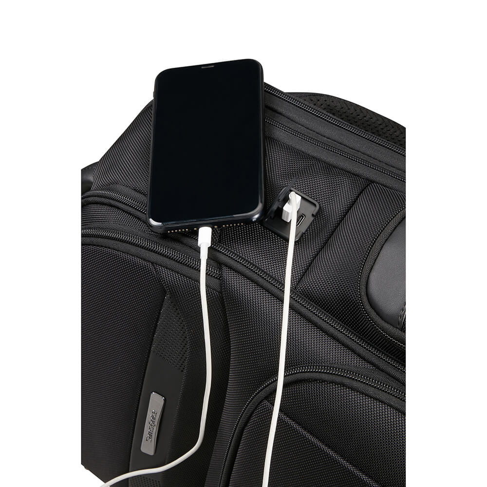 Ryggsäck PRO DLX6 17,3" Expanderbar Svart