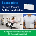 Dispenser Handduk Mini PeakServe Svart Tork